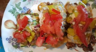 Zucchini Hamburger Roll