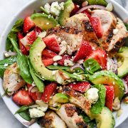 Strawberry Avocado & Chicken Salad