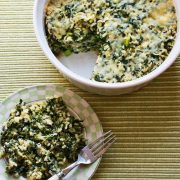 Spinach & Parmesan Rice Bake