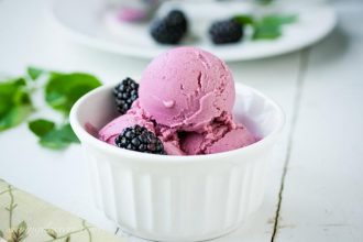 Blackberry Frozen Yogurt