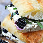 Vegan Blackberry & Ricotta Sandwich