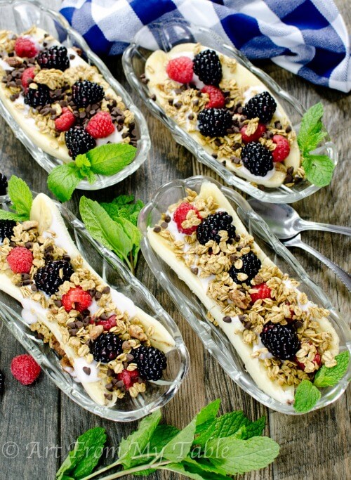 Breakfast Banana Split