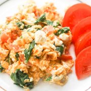 Mediterranean Scrambled Eggs