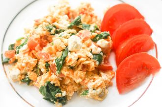 Mediterranean Scrambled Eggs