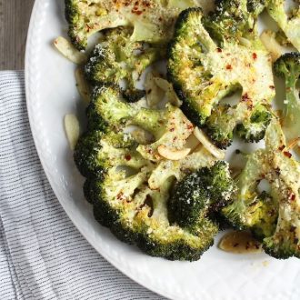 Roasted Parmesan Broccoli