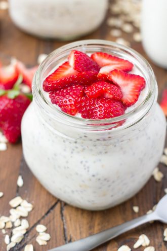 Strawberry Chia Overnight Oats