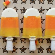 Candy Corn Ice Pops