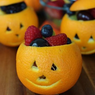 Jack o’ Lantern Fruit Cup