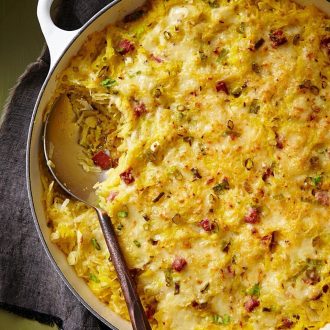 Kielbasa & Swiss Casserole