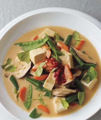 Thai Curry Vegetable and Tofu Soup