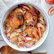 Skillet Apple Chicken Thighs