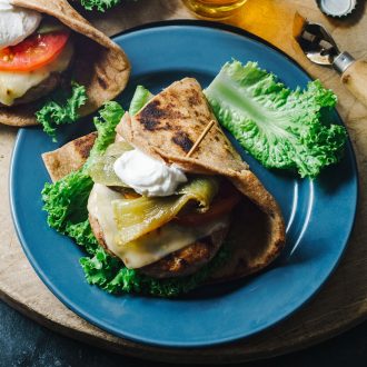 Green Chile Turkey Burger