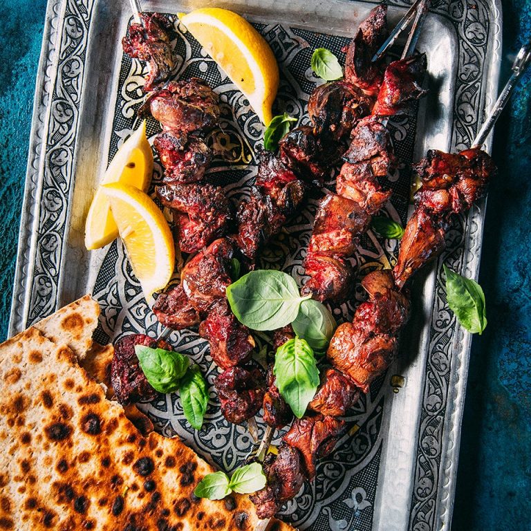 Grilled Liver Kebabs